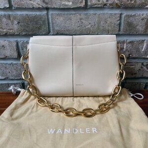 WANDLER Carly Mini Chunky-chain Leather Shoulder Bag
